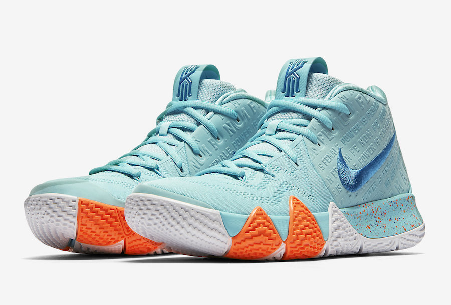 kyrie 4 blue green