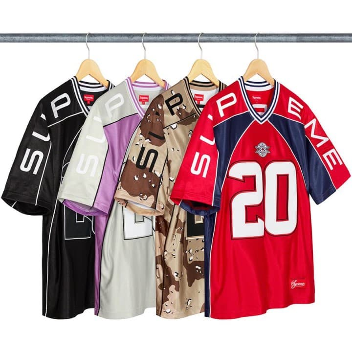 Supreme Paneled Football Jersey release photo