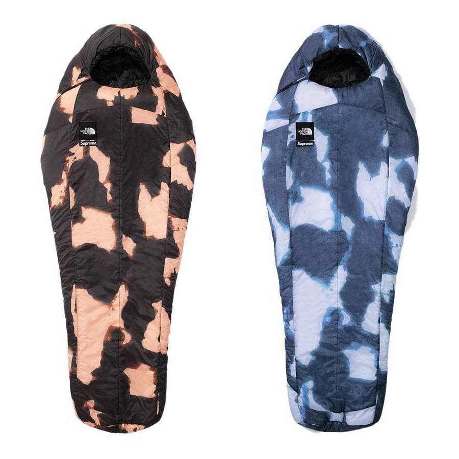 Supreme®/the North Face® Bleached Denim Print Sleeping Bag release photo 1