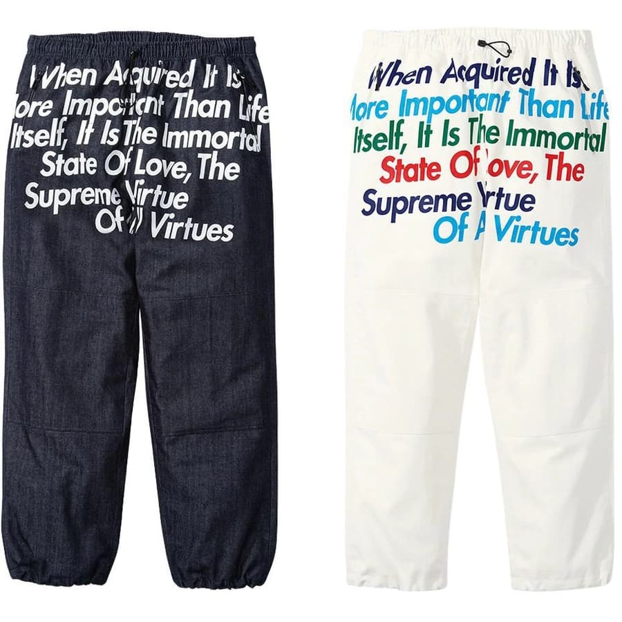 Supreme®/JUNYA WATANABE CDG GORE-TEX Denim Pant release photo 1