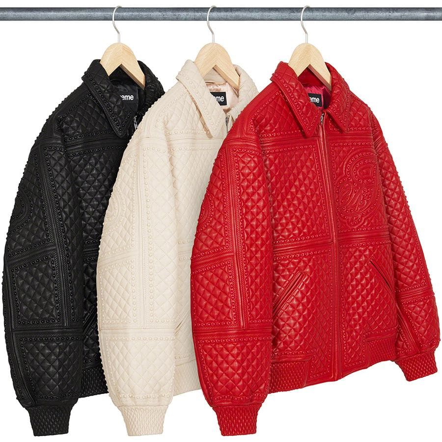 Studded Quilted Leather Jacket release photo 1