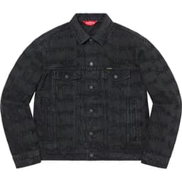 Supreme Frayed Logos Denim Trucker Jacket release thumbnail 2