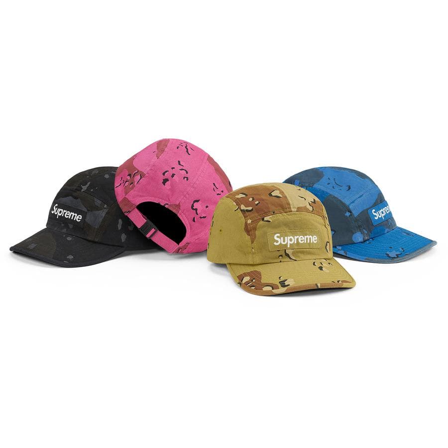 Supreme Overdyed Camo Camp Cap release photo 1