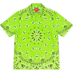Supreme Bandana Silk S/S Shirt release thumbnail 2