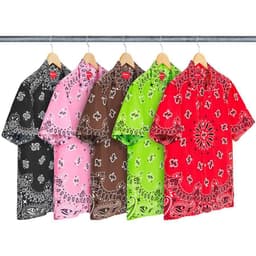 Supreme Bandana Silk S/S Shirt release thumbnail 1