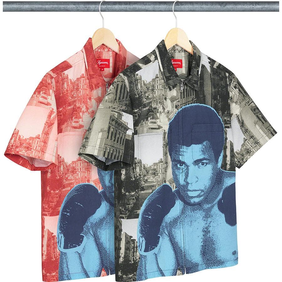 Supreme Muhammad Ali Zip Up S/S Shirt release photo 1