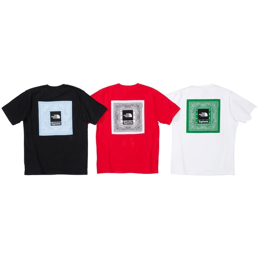Supreme®/the North Face® Bandana Tee release photo 1