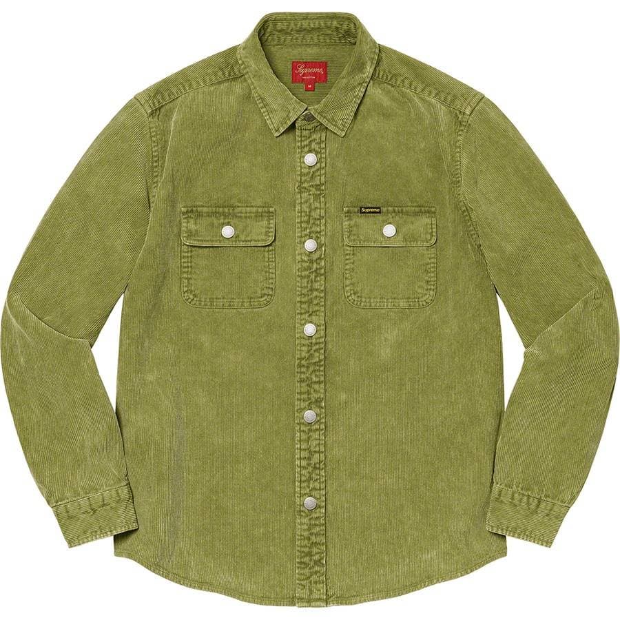 Supreme Washed Corduroy Shirt release photo 3