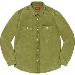 Supreme Washed Corduroy Shirt release thumbnail 3