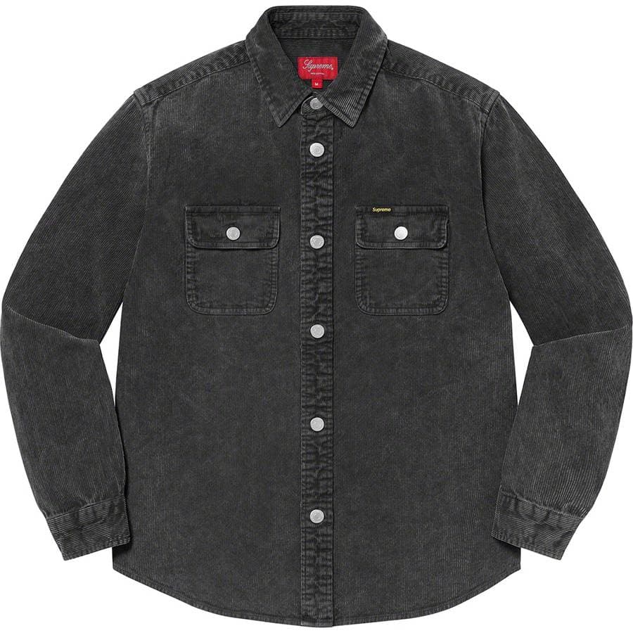 Supreme Washed Corduroy Shirt release photo 5