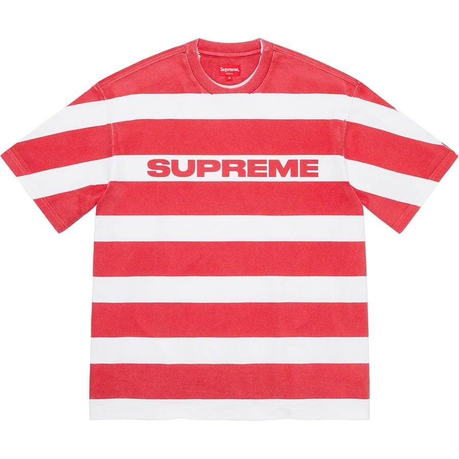 Supreme Printed Stripe S/S Top release photo 2