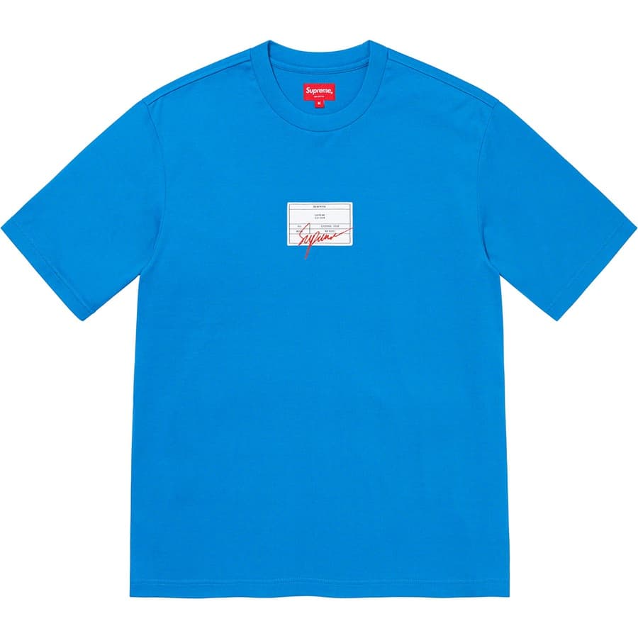 Supreme Signature Label S/S Top release photo 5