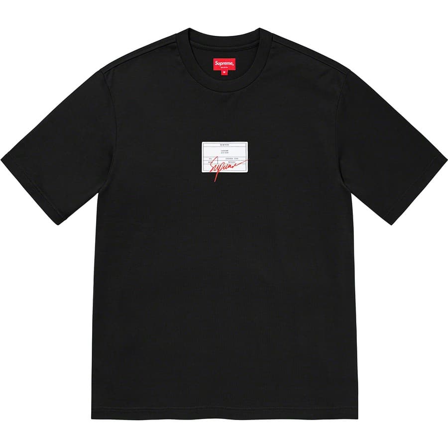 Supreme Signature Label S/S Top release photo 6