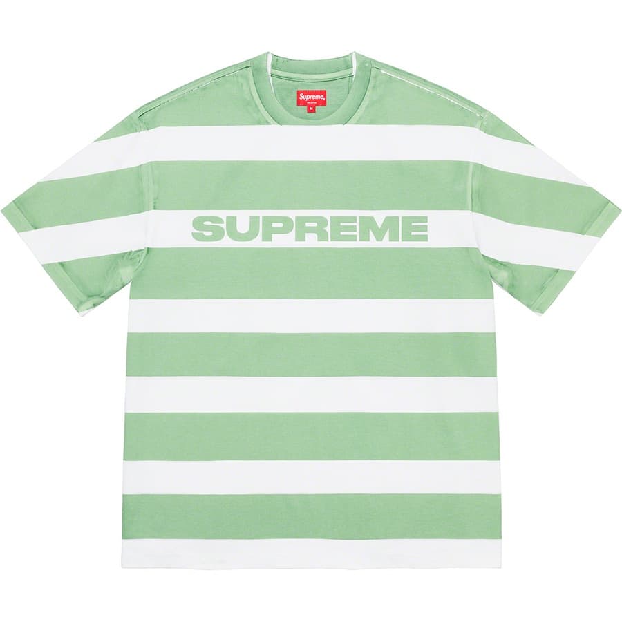 Supreme Printed Stripe S/S Top release photo 3