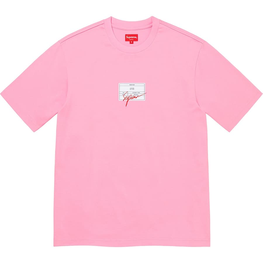 Supreme Signature Label S/S Top release photo 3