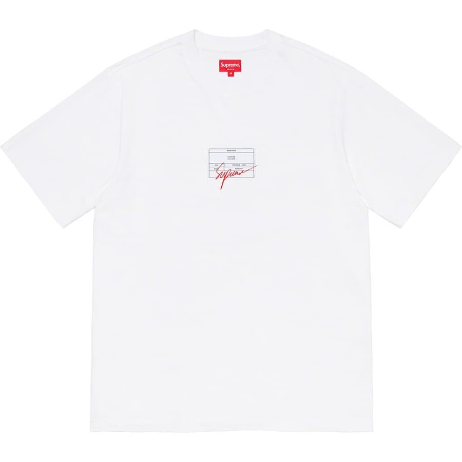 Supreme Signature Label S/S Top release photo 2
