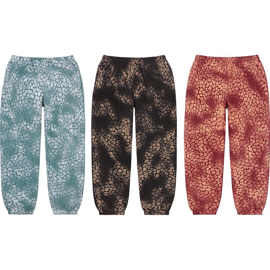 Bleached Leopard Sweatpant release photo 1