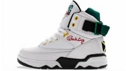 EWING ATHLETICS 33 HI WHITE/GREEN/YELLOW release photo