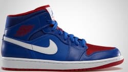 AIR JORDAN 1 RETRO MID GAME ROYAL/GYM RED-WHITE Jordan release photo