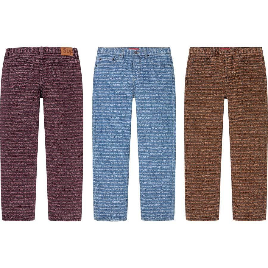 Multi Type Jacquard Regular Jean release photo 1