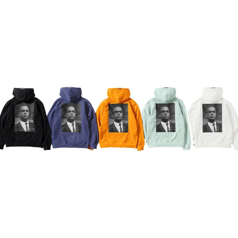 Roy Decarava/supreme Malcolm X Hooded Sweatshirt release photo 1