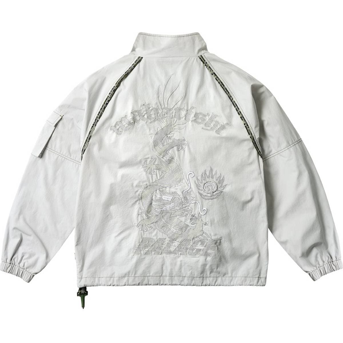 Palace Palace Maharishi Asymetric Track Jacket Ice release photo 1