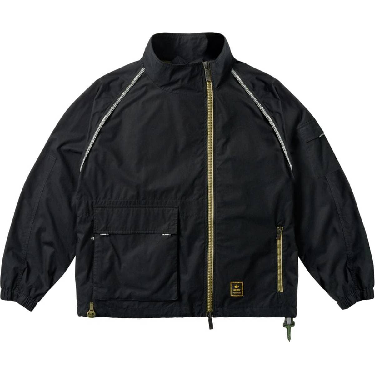 Palace Palace Maharishi Asymetric Track Jacket Black release photo 1