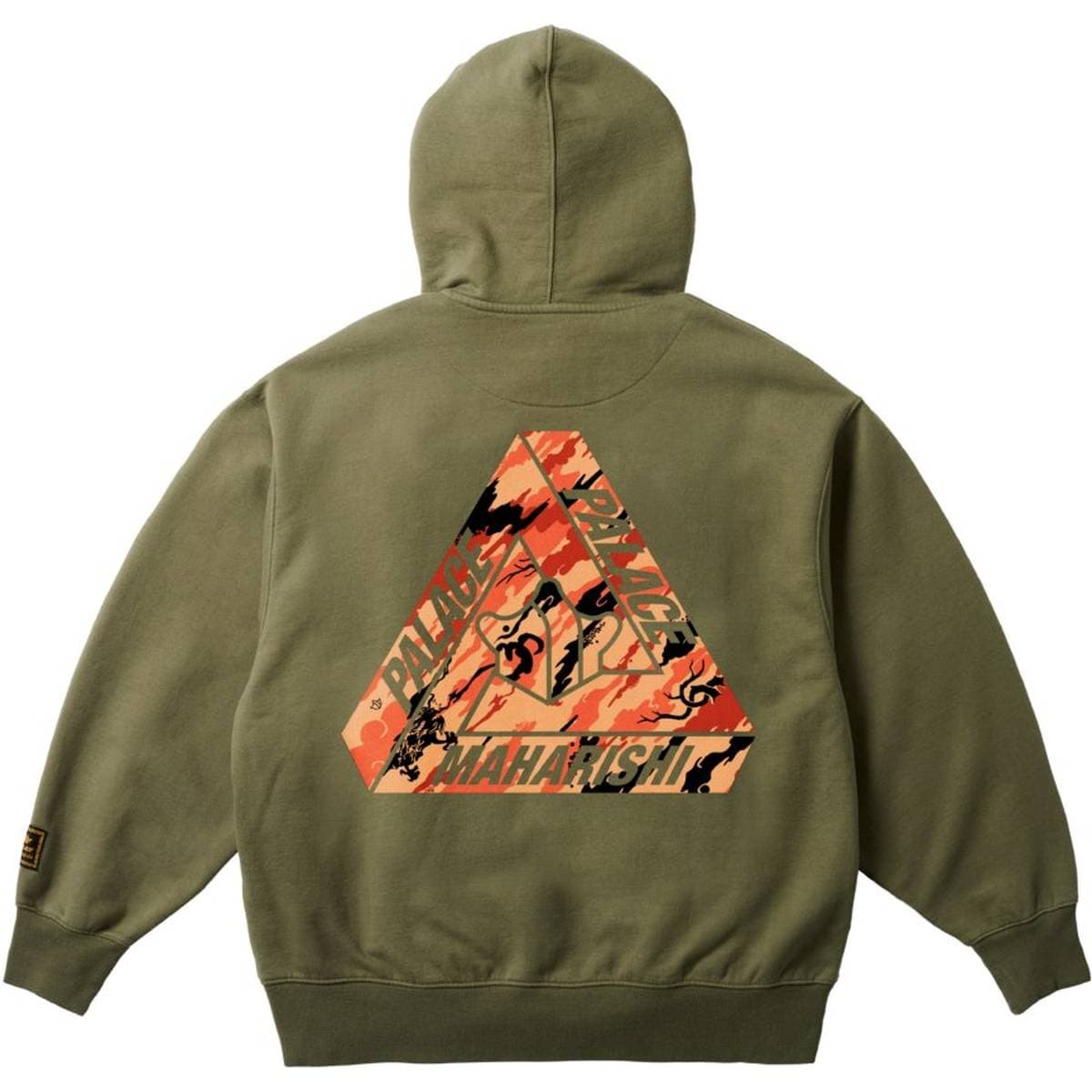 Palace Palace Maharishi Tri Bonsai Dpm Hoodie Olive release photo