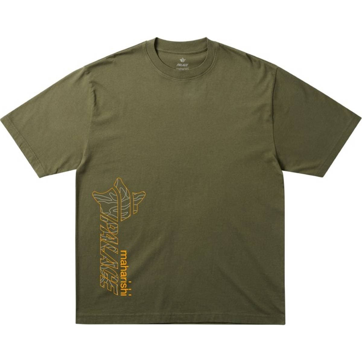 Palace Palace Maharishi Templea Star T-shirt Olive release photo 1
