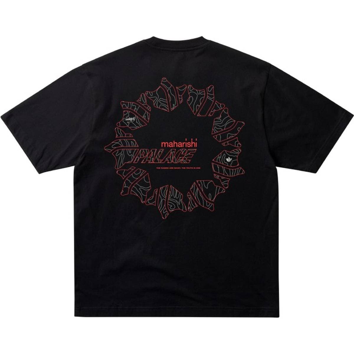 Palace Palace Maharishi Templea Star T-shirt Black release photo 1