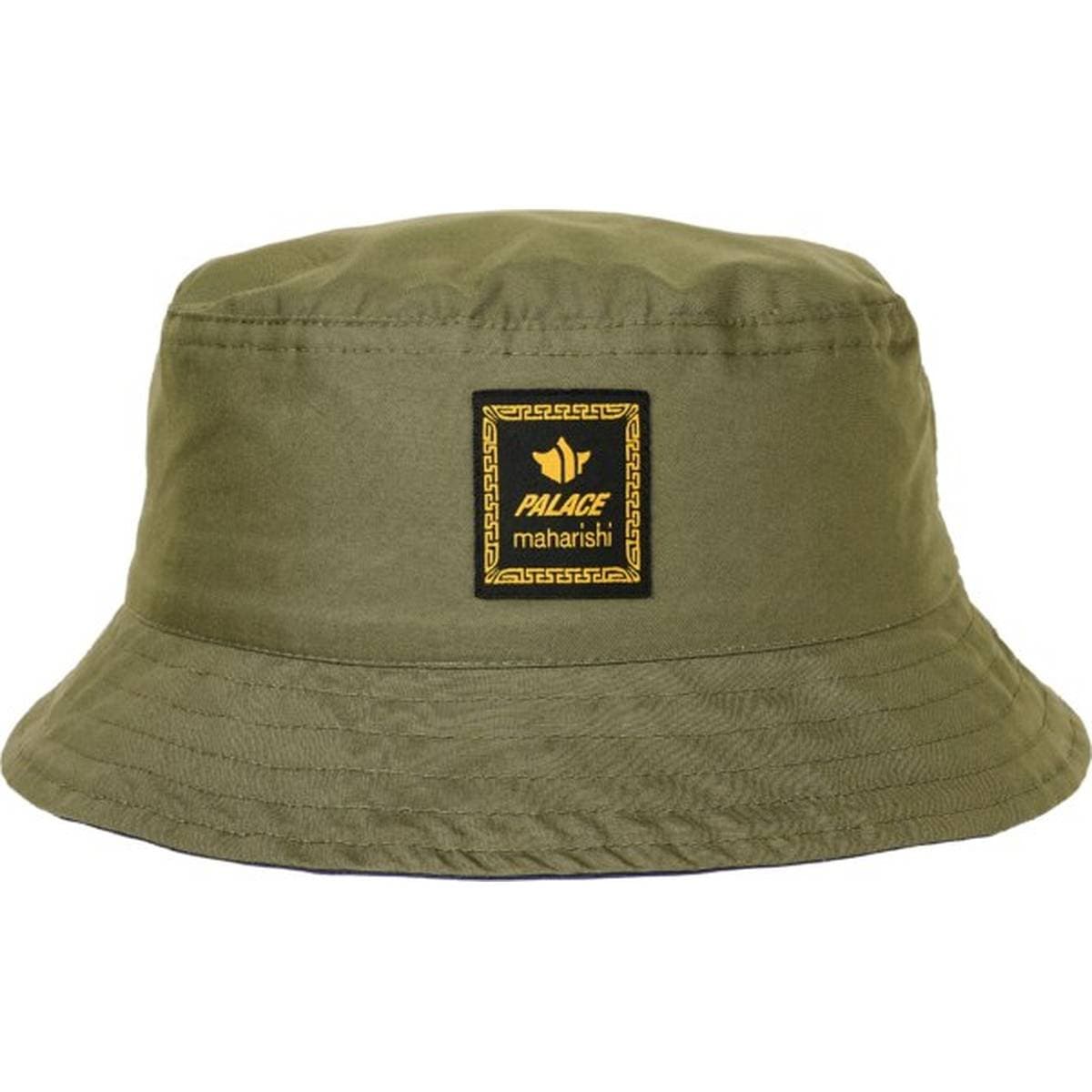 Palace Palace Maharishi Reversible Bucket Hat Olive release photo 1