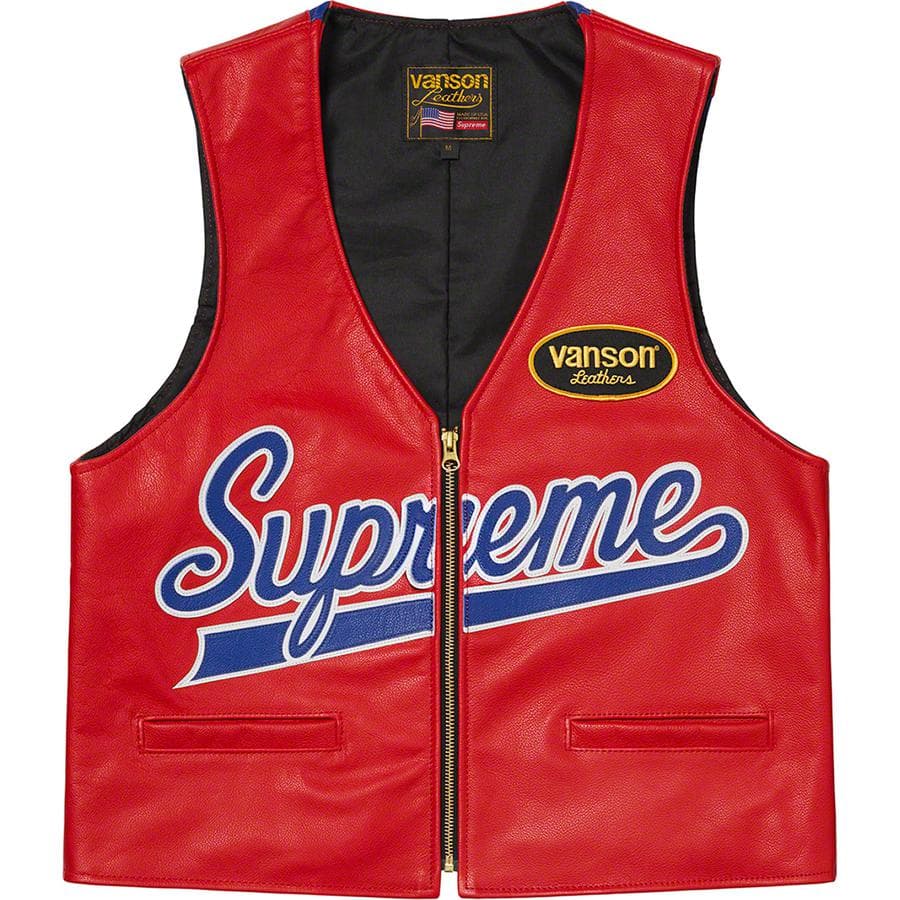 Supreme®/Vanson Leathers® Spider Web Vest release photo 5