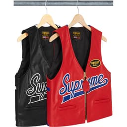 Supreme®/Vanson Leathers® Spider Web Vest release thumbnail 1