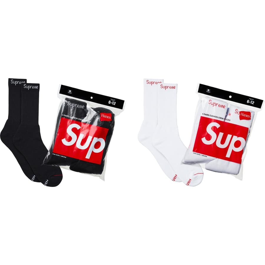 Upreme®/hanes® Crew Socks (4 Pack) release photo 1