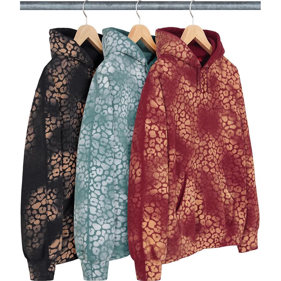 Bleached Leopard Hooded Sweatshirt release photo 1