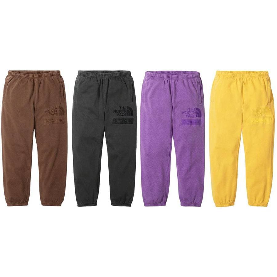 Supreme®/the North Face® Pigment Printed Sweatpant release photo 1