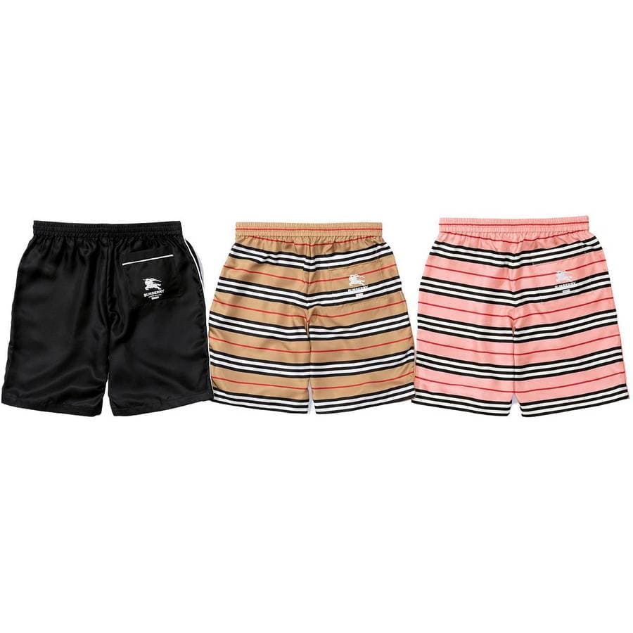 Supreme®/burberry® Silk Pajama Short release photo 1