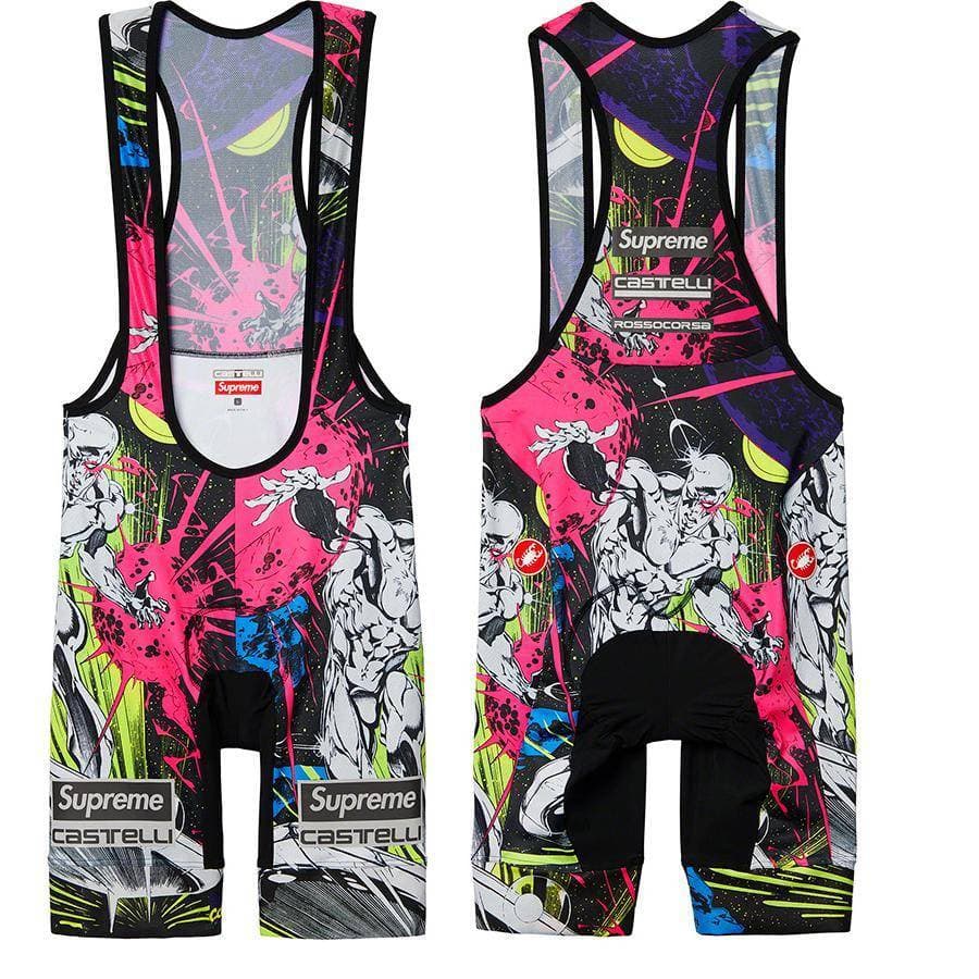 Supreme®/castelli Silver Surfer Cycling Bib Short release photo 1