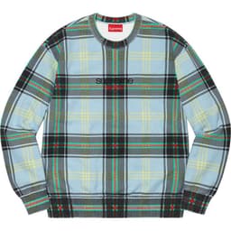Supreme Plaid Crewneck release thumbnail 2