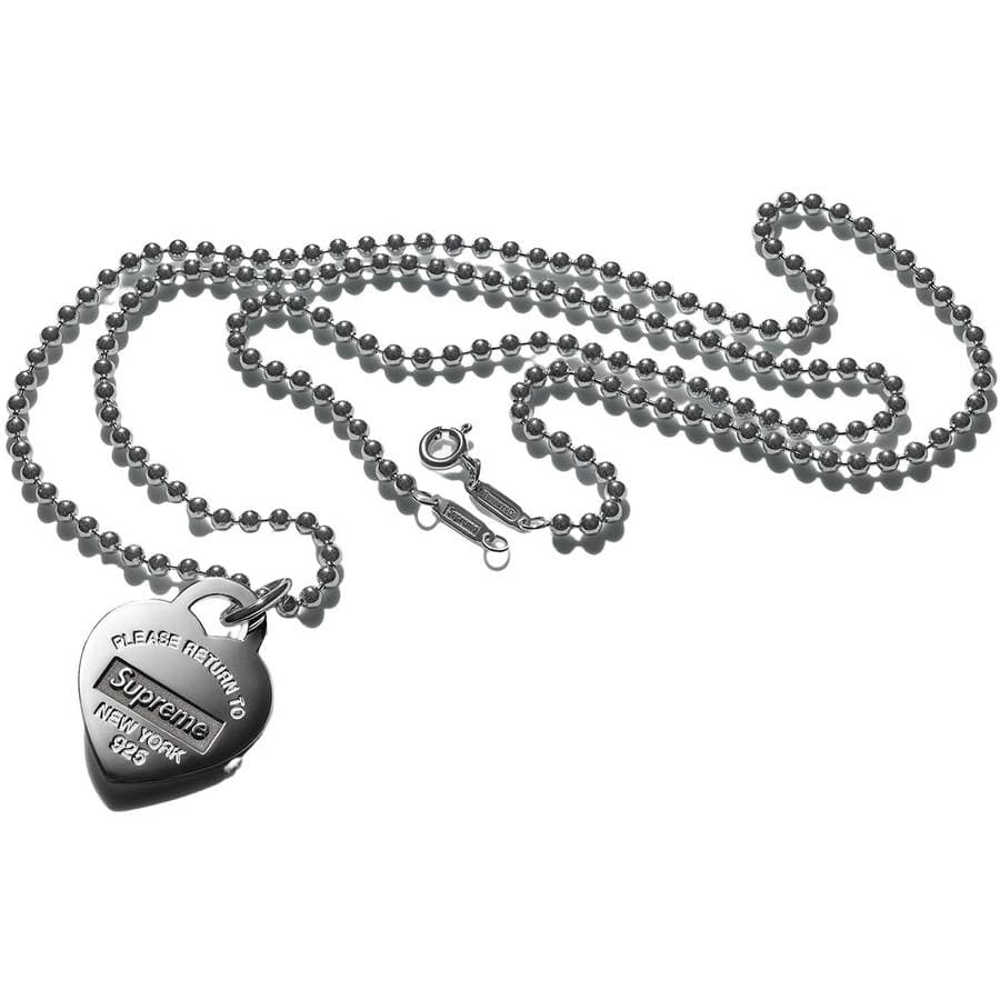 Supreme®/tiffany & Co. Return To Tiffany Heart Tag Pendant release photo 1
