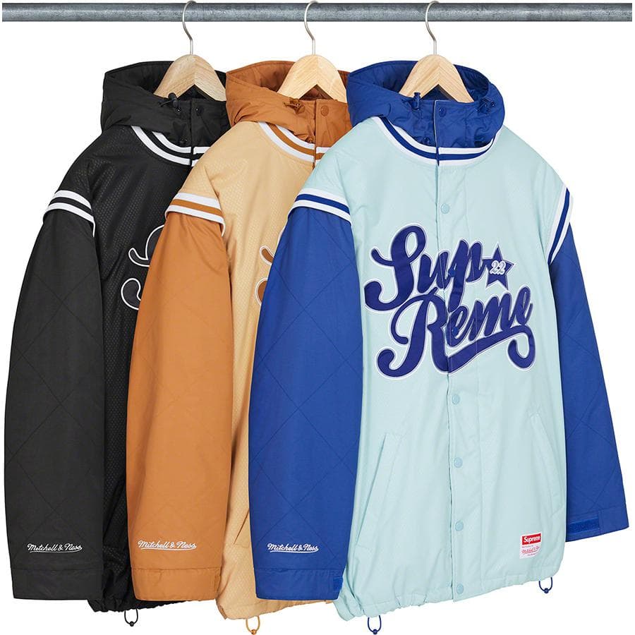 Supreme®/mitchell & Ness® Quilted Sports Jacket release photo 1