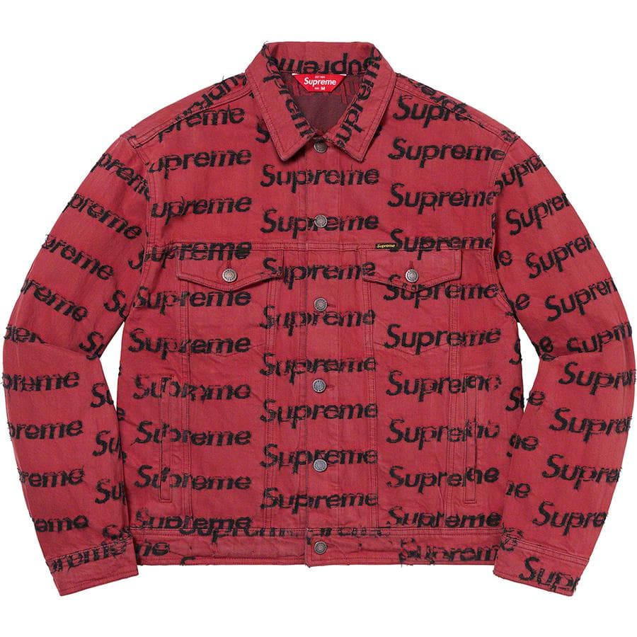 Supreme Frayed Logos Denim Trucker Jacket release photo 3