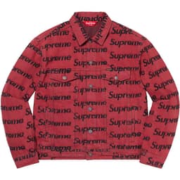 Supreme Frayed Logos Denim Trucker Jacket release thumbnail 3