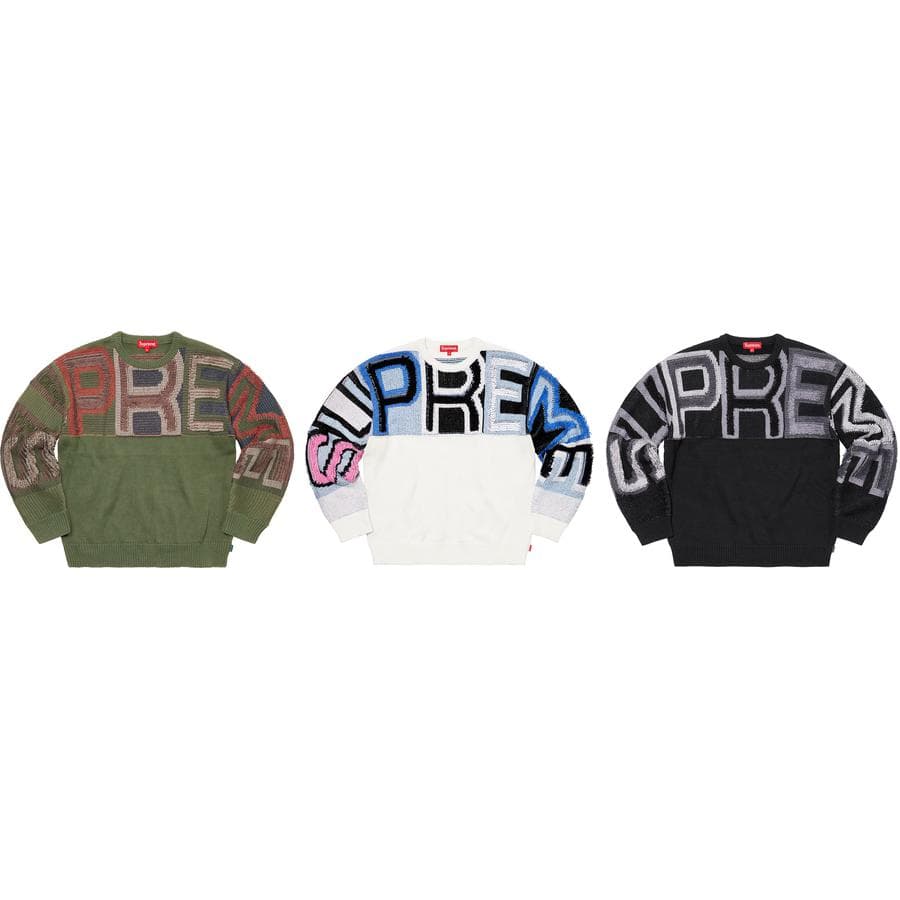 Chenille Logo Sweater release photo 1