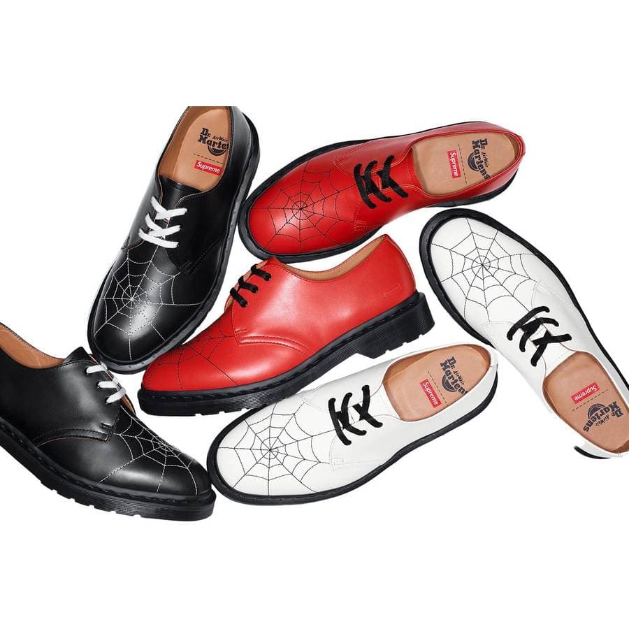 Supreme®/dr. Martens Spiderweb 3-eye Shoe release photo 1