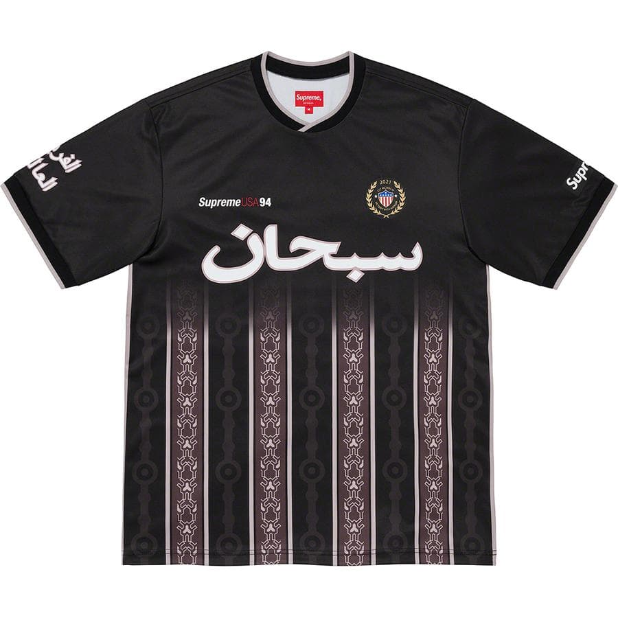 Supreme Arabic Logo Soccer Jersey release photo 2