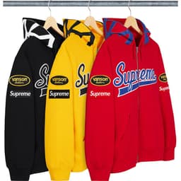 Supreme®/Vanson Leathers® Spider Web Zip Up Hooded Sweatshirt release thumbnail 1