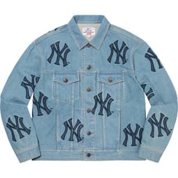 Supreme®/New York Yankees™ Denim Trucker Jacket release thumbnail 4