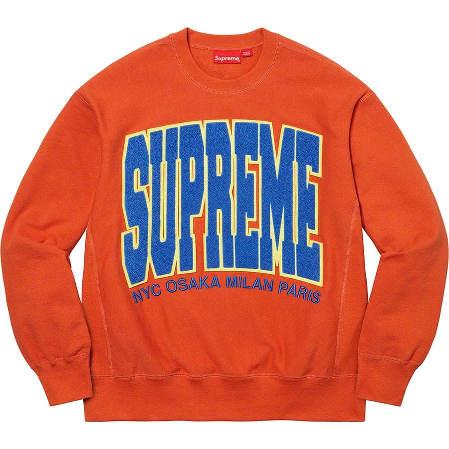 Supreme Cities Arc Crewneck release photo 2