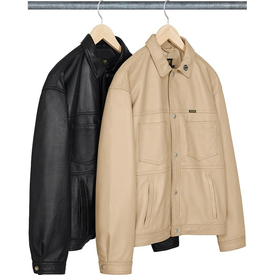 Supreme®/schott® Leather Work Jacket release photo 1